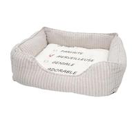 Fabulous Panier pour Chien et Chat Rembourré - Je suis Merveilleuse Cases à Cocher Femme - Lit Confortable avec Coussin Déhoussable et Lavable Couchage Moelleux Imprimé en France Base Antidérapante