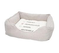 Fabulous Panier pour Chien et Chat Rembourré - Je suis Merveilleux Cases à Cocher Homme - Lit Confortable avec Coussin Déhoussable et Lavable Couchage Moelleux Imprimé en France Base Antidérapante