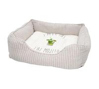 Fabulous Panier pour Chien et Chat Rembourré - J'Peux Pas J'Ai Mojito Humour - Lit Confortable avec Coussin Déhoussable et Lavable Couchage Moelleux Imprimé en France Base Antidérapante