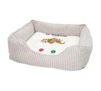 Fabulous Panier pour Chien et Chat Rembourré - Le Sénégal m'appelle Voyage Culture Afrique - Lit Confortable avec Coussin Déhoussable et Lavable Couchage Moelleux Imprimé en France Base Antidérapante