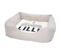 Fabulous Panier pour Chien et Chat Rembourré - Lille Minimalist Ville France Nord Histoire - Lit Confortable avec Coussin Déhoussable et Lavable Couchage Moelleux Imprimé en France Base Antidérapante