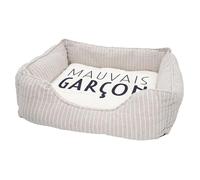 Fabulous Panier pour Chien et Chat Rembourré - Mauvais Garçon Humour France Homme - Lit Confortable avec Coussin Déhoussable et Lavable Couchage Moelleux Imprimé en France Base Antidérapante