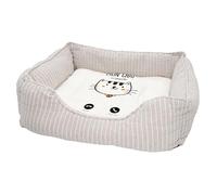 Fabulous Panier pour Chien et Chat Rembourré - Mon Chat m'appelle Chaton Animaux Mignon - Lit Confortable avec Coussin Déhoussable et Lavable Couchage Moelleux Imprimé en France Base Antidérapante