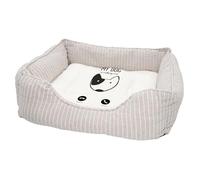 Fabulous Panier pour Chien et Chat Rembourré - My Dog is Calling Me Animals Puppy - Lit Confortable avec Coussin Déhoussable et Lavable Couchage Moelleux Imprimé en France Base Antidérapante