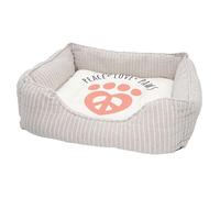 Fabulous Panier pour Chien et Chat Rembourré - Peace Love Paws Cat Dog Pets Hippie - Lit Confortable avec Coussin Déhoussable et Lavable Couchage Moelleux Imprimé en France Base Antidérapante