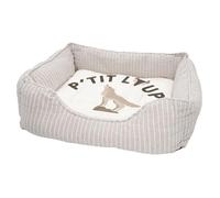 Fabulous Panier pour Chien et Chat Rembourré - P'tit Loup Animal Sauvage Nature - Lit Confortable avec Coussin Déhoussable et Lavable Couchage Moelleux Imprimé en France Base Antidérapante