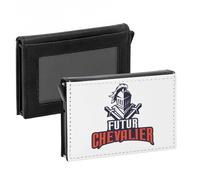 Fabulous Porte-Cartes Automatique Anti-RFID - Futur Chevalier Héros Moyen-Âge Combat - Portefeuille Intelligent avec Ejection Rapide des Cartes Etui Securise Aluminium et Similicuir Imprime en France