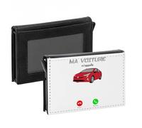 Fabulous Porte-Cartes Automatique Anti-RFID - Ma Voiture m'appelle Passion - Portefeuille Intelligent avec Ejection Rapide des Cartes Etui Securise Aluminium et Similicuir Imprime en France