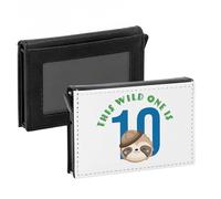 Fabulous Porte-Cartes Automatique Anti-RFID - This Wild One is 10 Celebration Birthday Party Gift Safari Animals - Portefeuille Intelligent avec Ejection Rapide des Cartes Etui Securise Aluminium et
