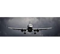 Fabulous Poster Avion decollage aeroport (42cm x 128cm)