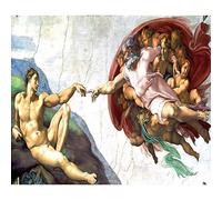 Fabulous Poster Affiche Chapelle Sixtine La Creation D Adam Vatican Italie(77x91cmB)