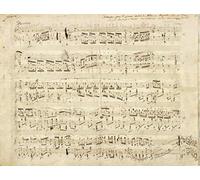 Fabulous Poster Affiche Chopin Partition Manuscrit Polonaise Piano Musique
