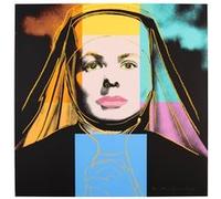 Fabulous Poster Andy warhol portrait ingrid bergman (42cm x 42cm) G