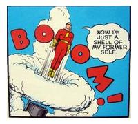 Fabulous Poster Bande dessinee boom homme canon (31cm x 34cm) G