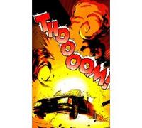 Fabulous Poster Bande dessinee explosion voiture bombe (31cm x 51cm) G