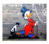 Fabulous Poster Banksy oncle picsou street art (50 cm x 59 cm) G