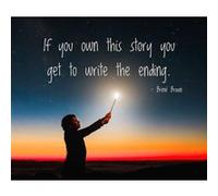 Fabulous Poster Brene brown if you own citation (31cm x 37cm) G