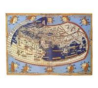 Fabulous Poster Carte de ptolemée (91 cm x 126 cm) G