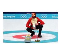 Fabulous Poster Curling is cool swag barracuda (42cm x 75cm) G
