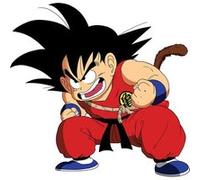 Fabulous Poster Dragon ball enfant san goku (42 cm x 41 cm) G