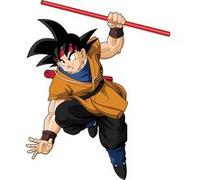 Fabulous Poster Dragon ball sangoku baton rouge (30 cm x 37 cm) Rouge G