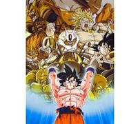 Fabulous Poster Dragon ball sangoku genkidama guerrier d'or (30 cm x 42 cm) G