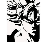 Fabulous Poster Dragon ball super son goku noir et blanc (30x39cm) Noir G
