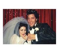 Fabulous Poster Elvis presley mariage las vegas 1967 (61cm x 91cm) G