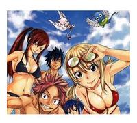 Fabulous Poster Fairy tail manga natsu erza grey lucy a la plage (50 cm x 59 cm) G