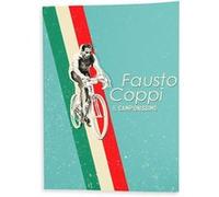 Fabulous Poster Fausto coppi vintage (91cm x 128cm) G