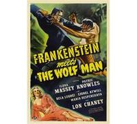 Fabulous Poster Frankenstein meets the wolf man cinéma vintage (61x92cm) G