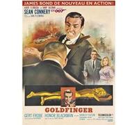 Fabulous Poster Goldfinger james bond cinéma vintage (42x59cm) G
