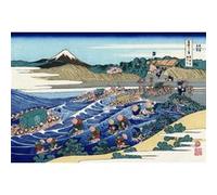 Fabulous Poster Hokusai estampe mont fuji depuis kanaya (42cm x 63cm) G