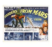 Fabulous Poster Invaders from mars cinéma vintage (42x60cm) G