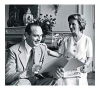 Fabulous Poster Jacques et bernadette chirac (31cm x 35cm) G