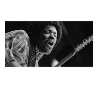 Fabulous Poster Jimi hendrix 70's solo de guitare (42cm x 81cm) G