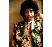 Fabulous Poster Jimi hendrix guitariste habits a fleur (42cm x 58cm) G