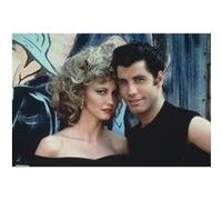 Fabulous Poster John travolta et olivia newton grease (42x42cm) G
