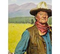 Fabulous Poster John wayne peinture norman rockwell (31cm x 38cm) G