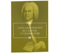 Fabulous Poster Js bach citation (91cm x 128cm) G