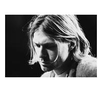 Fabulous Poster Kurt cobain nirvana portrait noir et blanc (42cm x 62cm) Noir G
