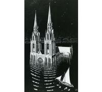 Fabulous Poster La cathedrale engloutie escher dessin (91cm x 156cm) G