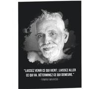 Fabulous Poster Laissez venir ce qui vient ramana maharshi (91cm x 128cm) G