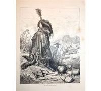 Fabulous Poster Le loup devenu berger fable lafontaine gustave (31cm x 40cm) G