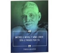 Fabulous Poster Maîtrise le mental et même l'enfer ramana maharshi (31cm x 44cm) G