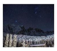 Fabulous Poster Nuit sous les etoiles paysages de glaces (36 cm x 42 cm) G
