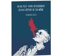 Fabulous Poster On ne peut vivre intensément hermann hesse (31cm x 44cm) G