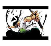 Fabulous Poster One piece roronoa zoro swords (91 cm x 67 cm) G