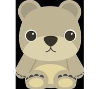 Fabulous Poster Ourson en peluche dessin mignon (42cm x 55cm) G