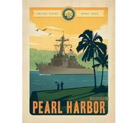 Fabulous Poster Pearl harbor hawaii affiche vintage (42cm x 56cm) G
